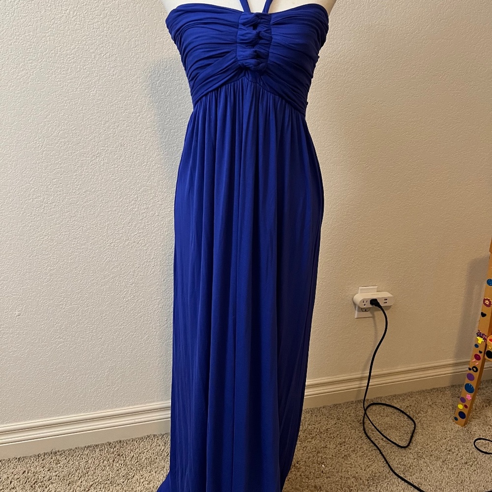 Catwalk Studio Dress size small the color is called royal